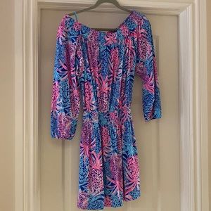 Lilly Pulitzer pineapple print skort romper